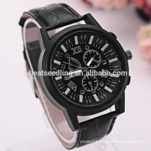 Leather strap sport men watch 2014